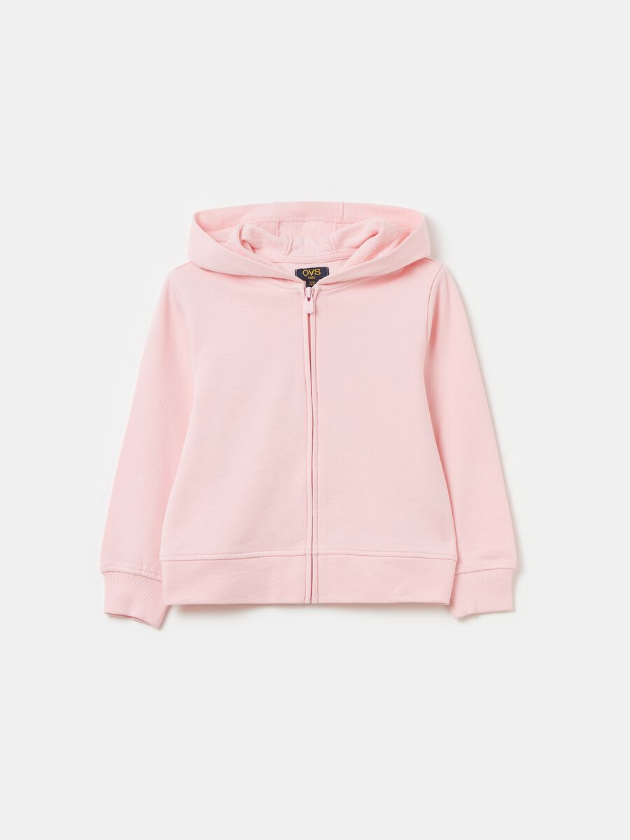 French terry full-zip hoodie_0