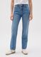Women's regular fit pure cotton denim jeans_1