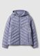 Purple padded jacket regular fit with hood_0