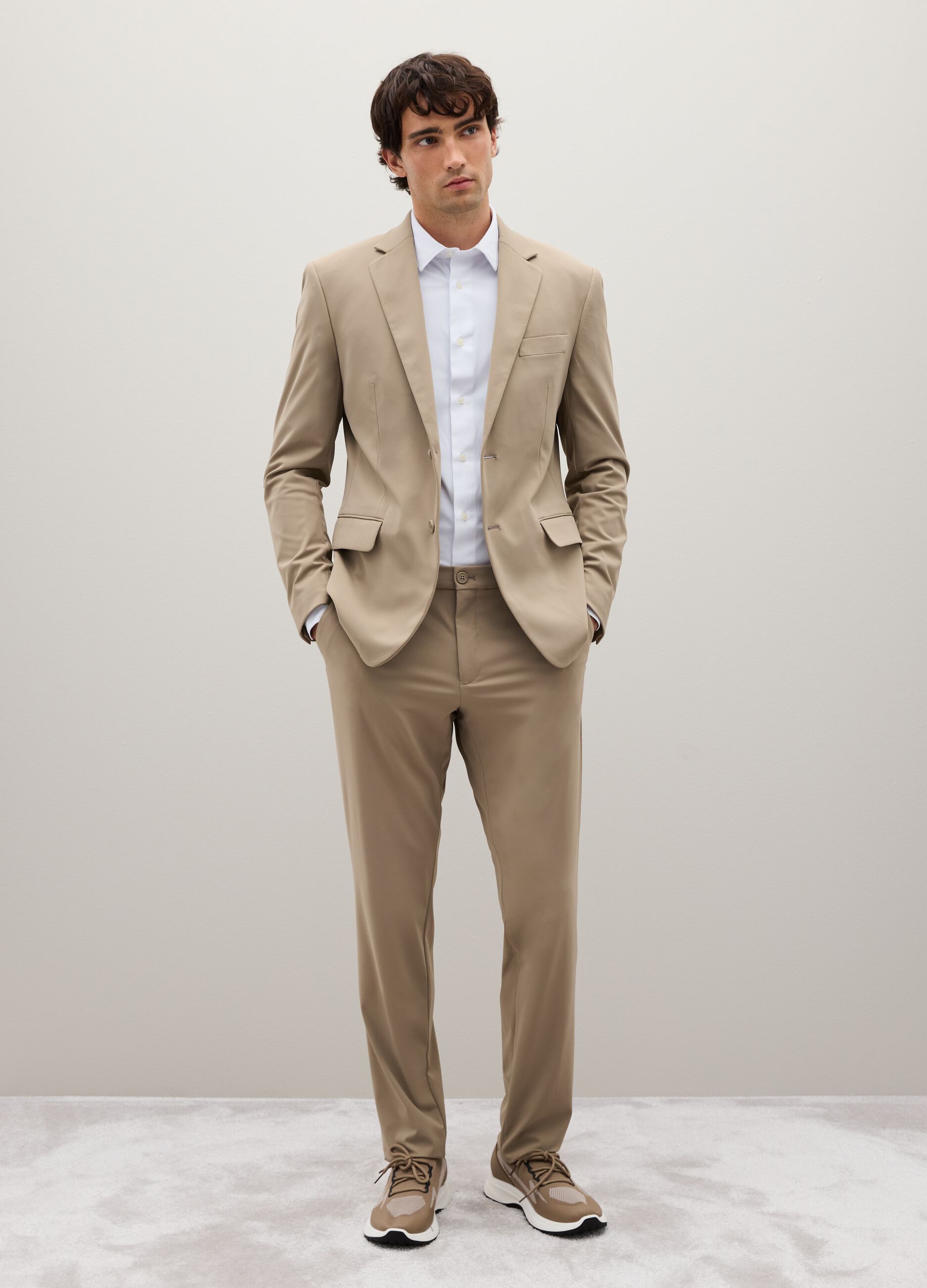 Scarpe casual beige