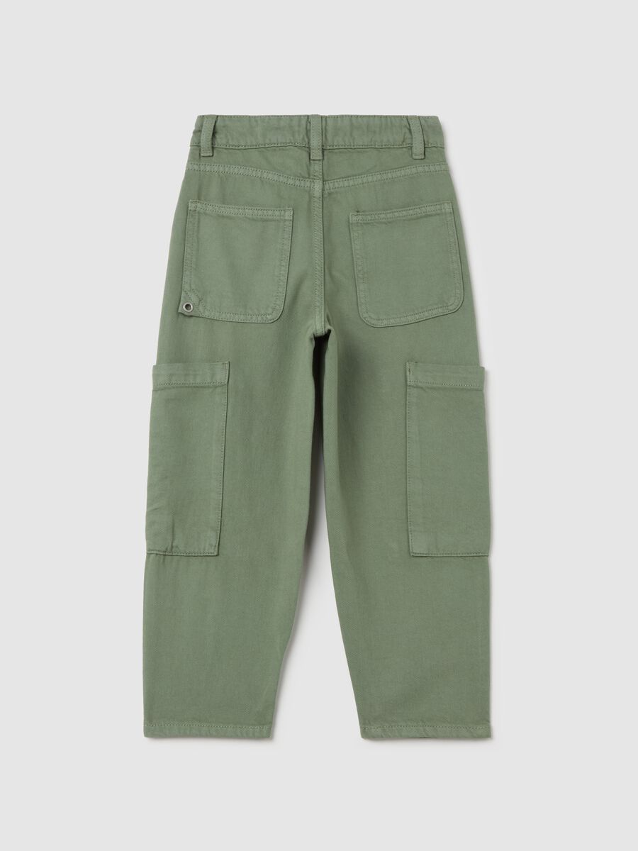Cargo jeans in cotton_4