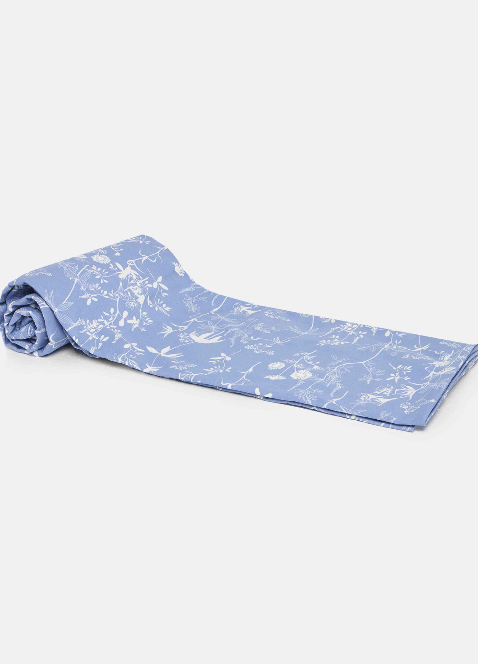 Cotton bath towel with all-over print