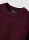 Maglia viola in lana elasticizzata a girocollo_5