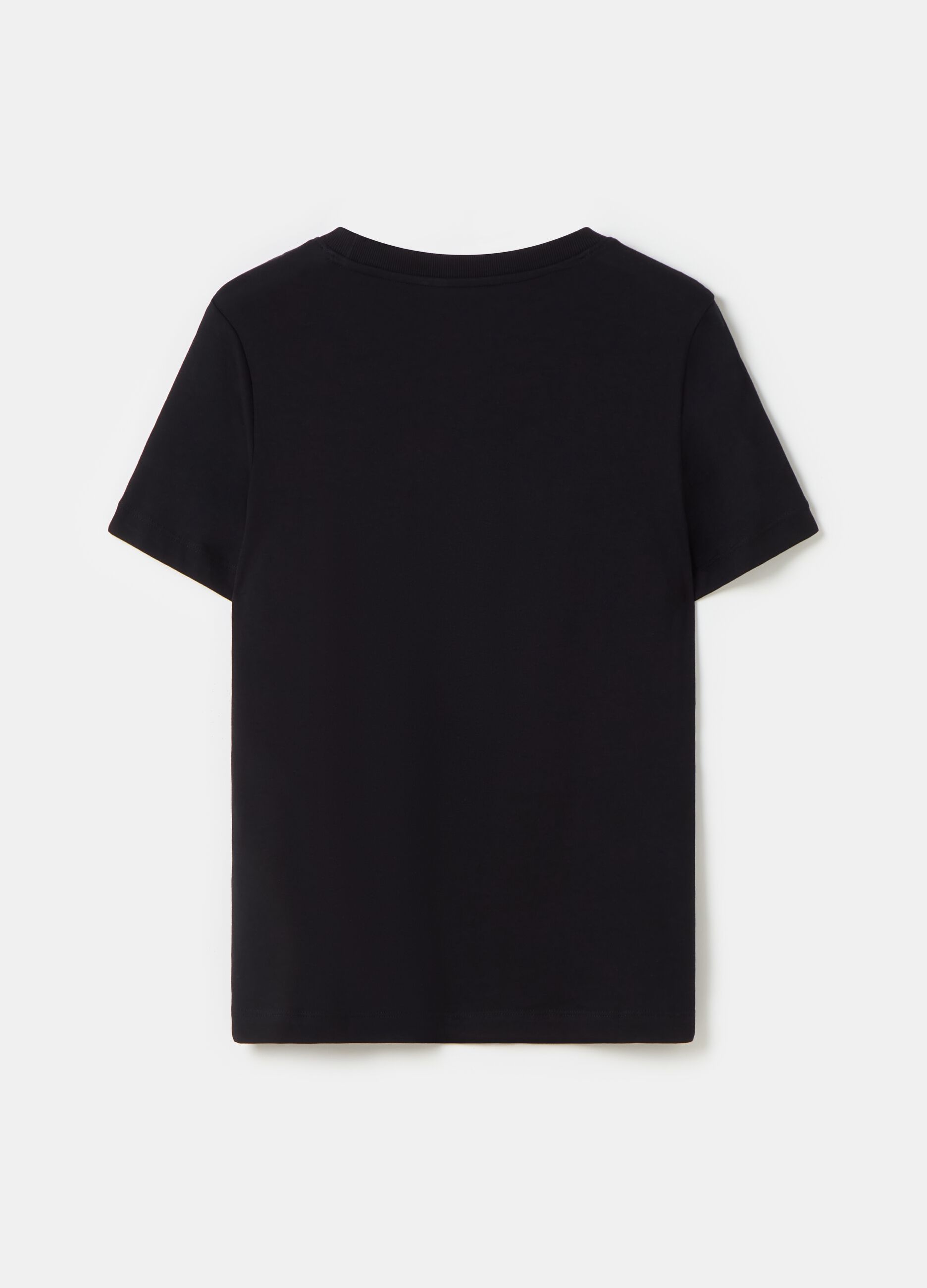 T-shirt girocollo in cotone Supima