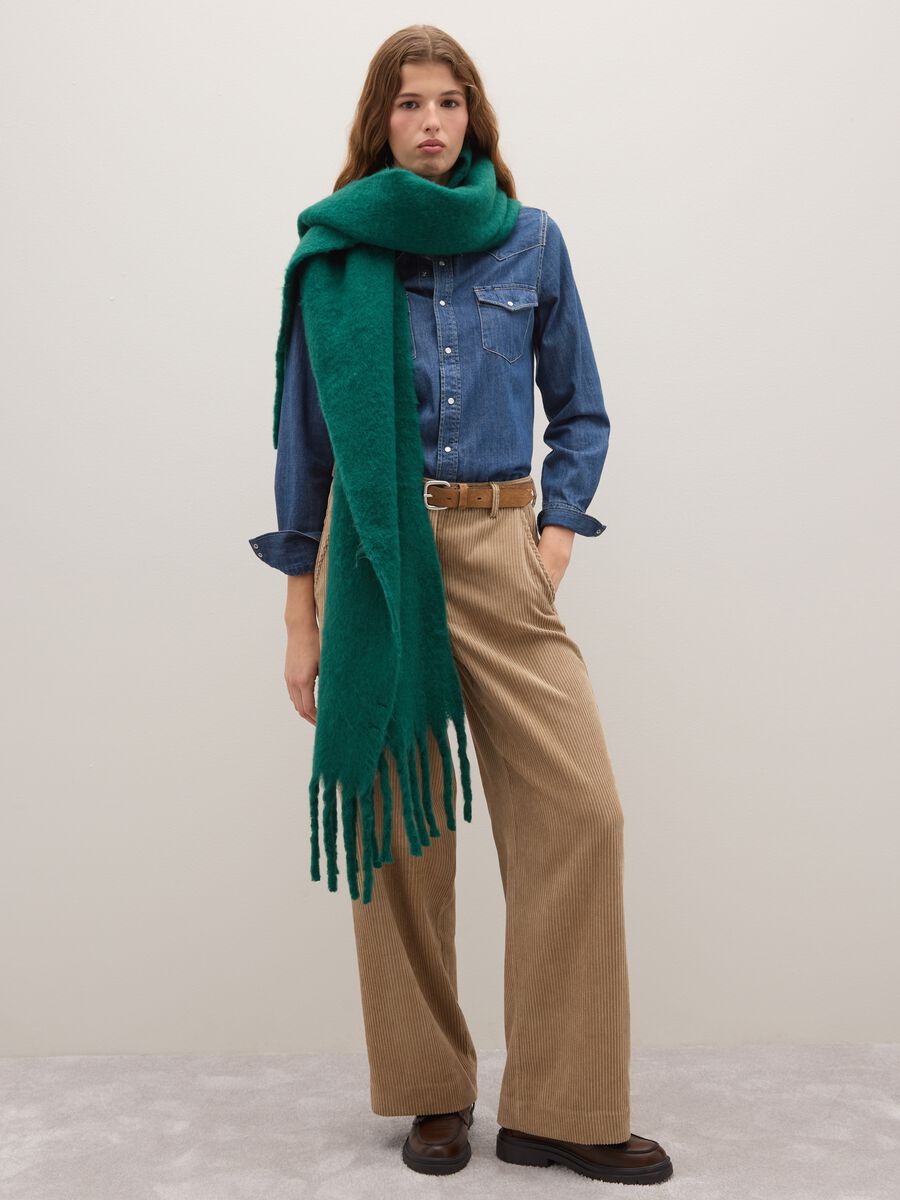 Sciarpa verde PIOMBO_0