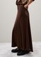 Brown Viscose Long Skirt_4