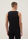 Black pure cotton vest top_3