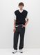 Pure Cotton Black Regular Fit Waistcoat_1