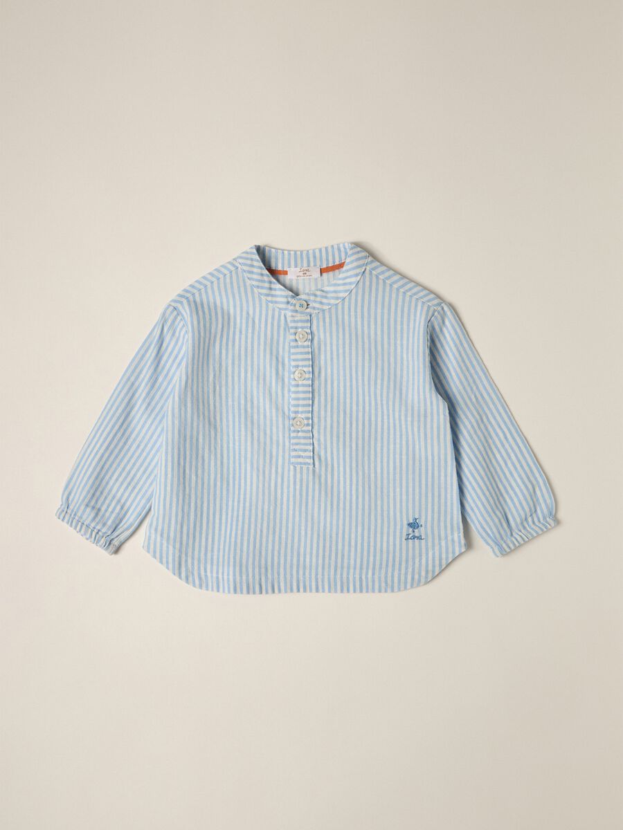 Camicia misto lino IANA neonato_0