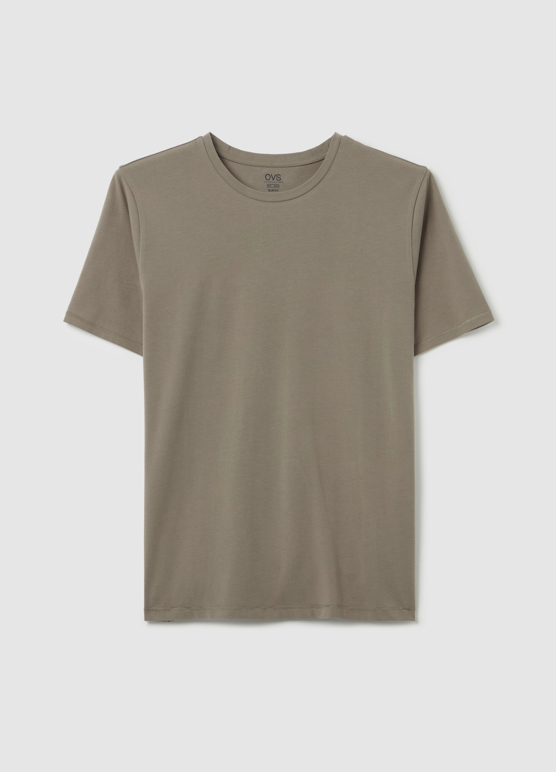 Slim-fit T-shirt in organic cotton