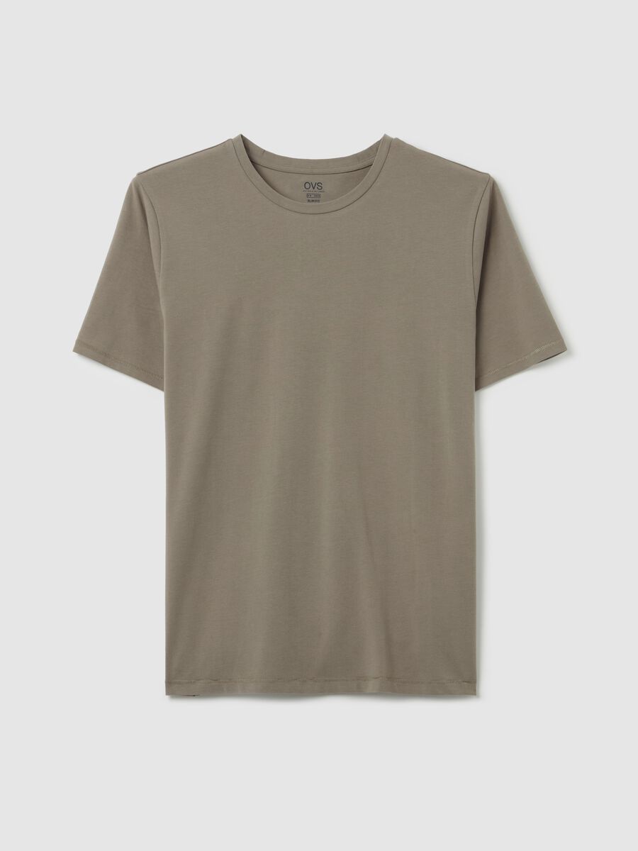 Slim-fit T-shirt in organic cotton_0