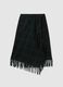 Multicolour plaid skirt with regular fit and fringe_0