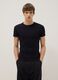 Slim fit black stretch cotton t-shirt_2