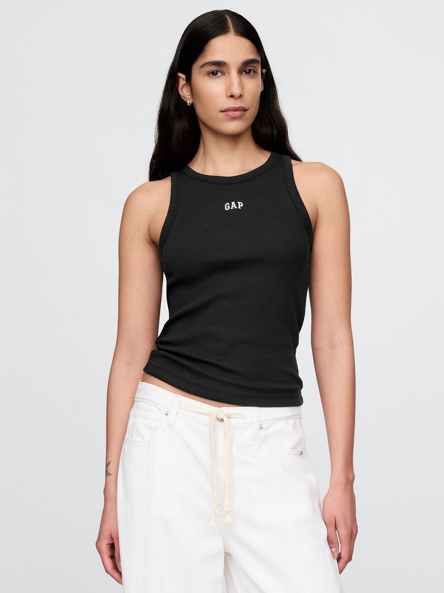 Women's Black Tank Top GAP_0