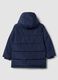 Navy blue padded hooded jacket_1