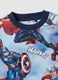 Kids' multicolour pure cotton oversized Avengers T-shirt_2