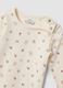 2-pack beige organic cotton baby girl bodysuits with teddy bear_2