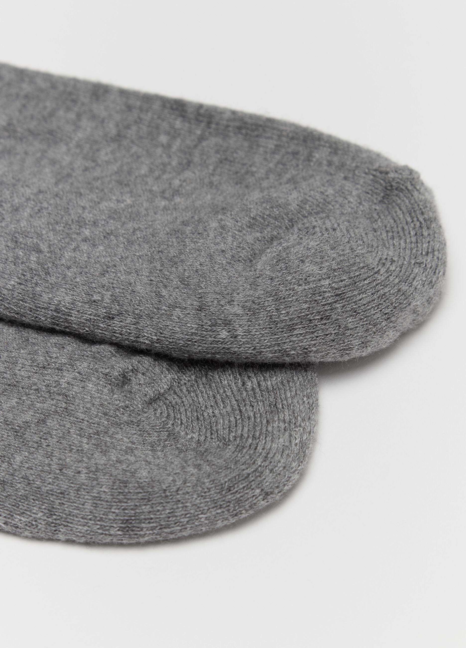 Three-pair pack tennis socks with striped bands