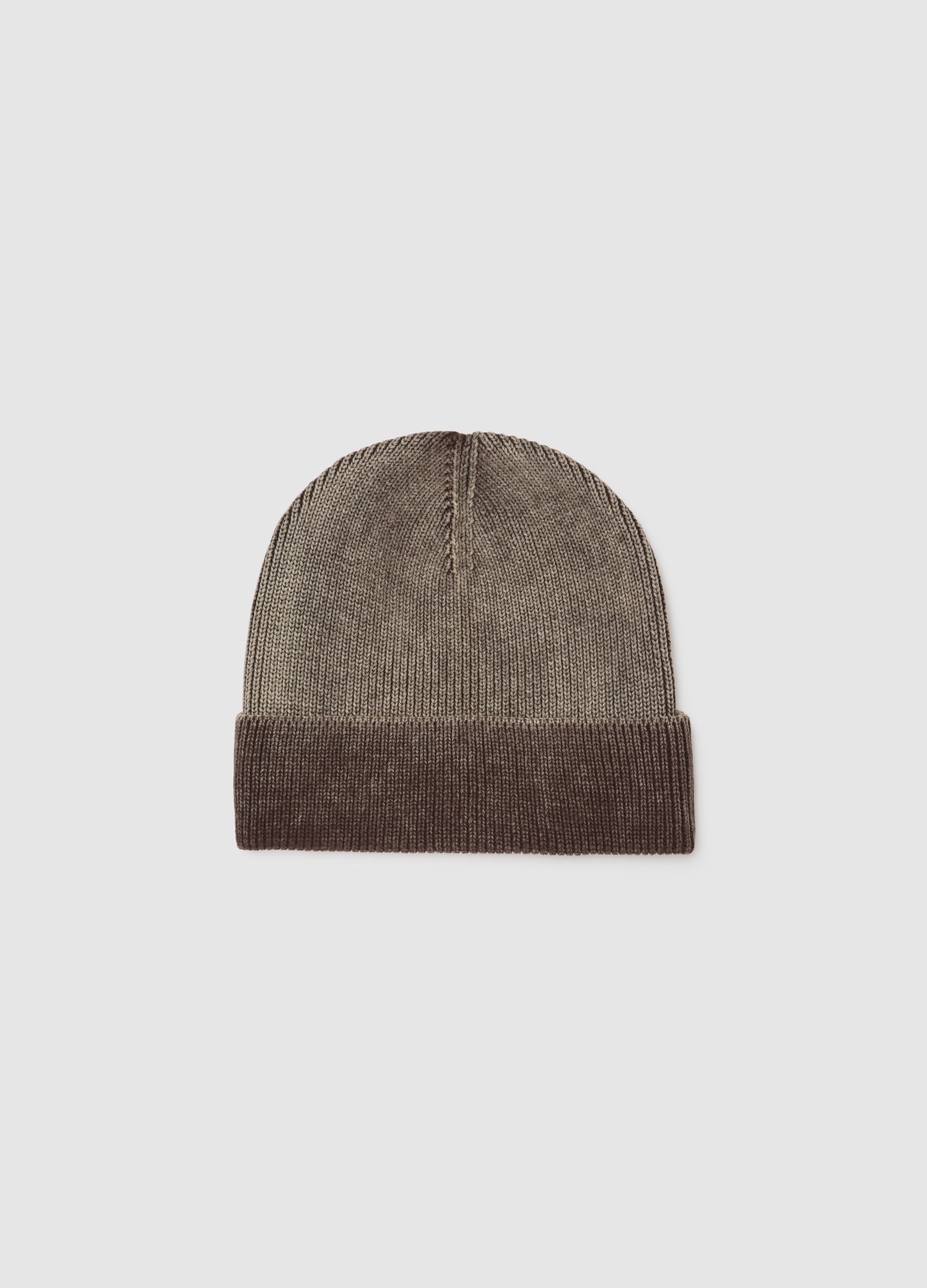 Grey hat in pure cotton