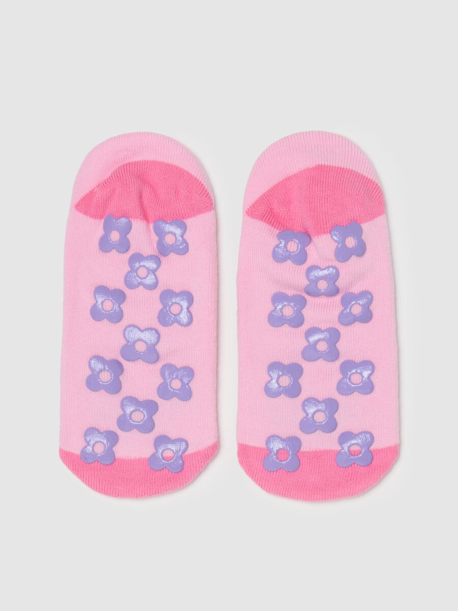 Slipper socks with rabbit design_1