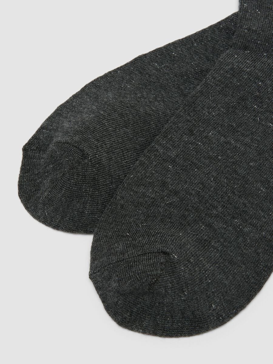 Black Stretch Viscose Socks_2