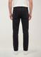 Black regular tapered jeans in a cotton, lyocell and viscose blend_3