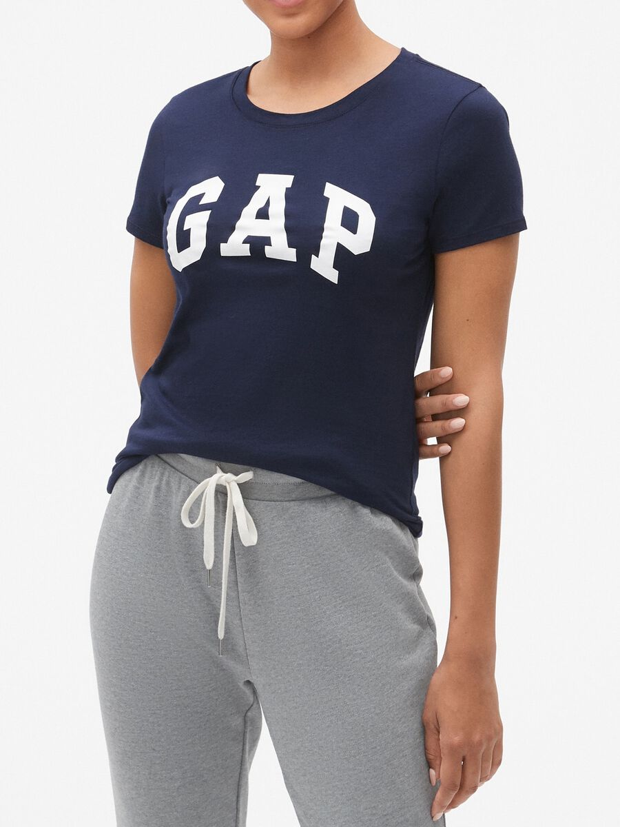 T-shirt with round neck and logo_0