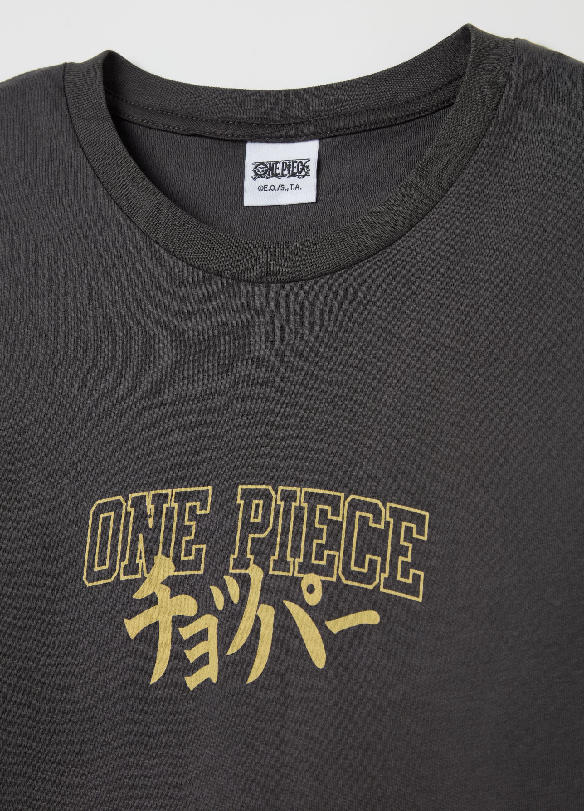 T-shirt in cotone stampa One Piece