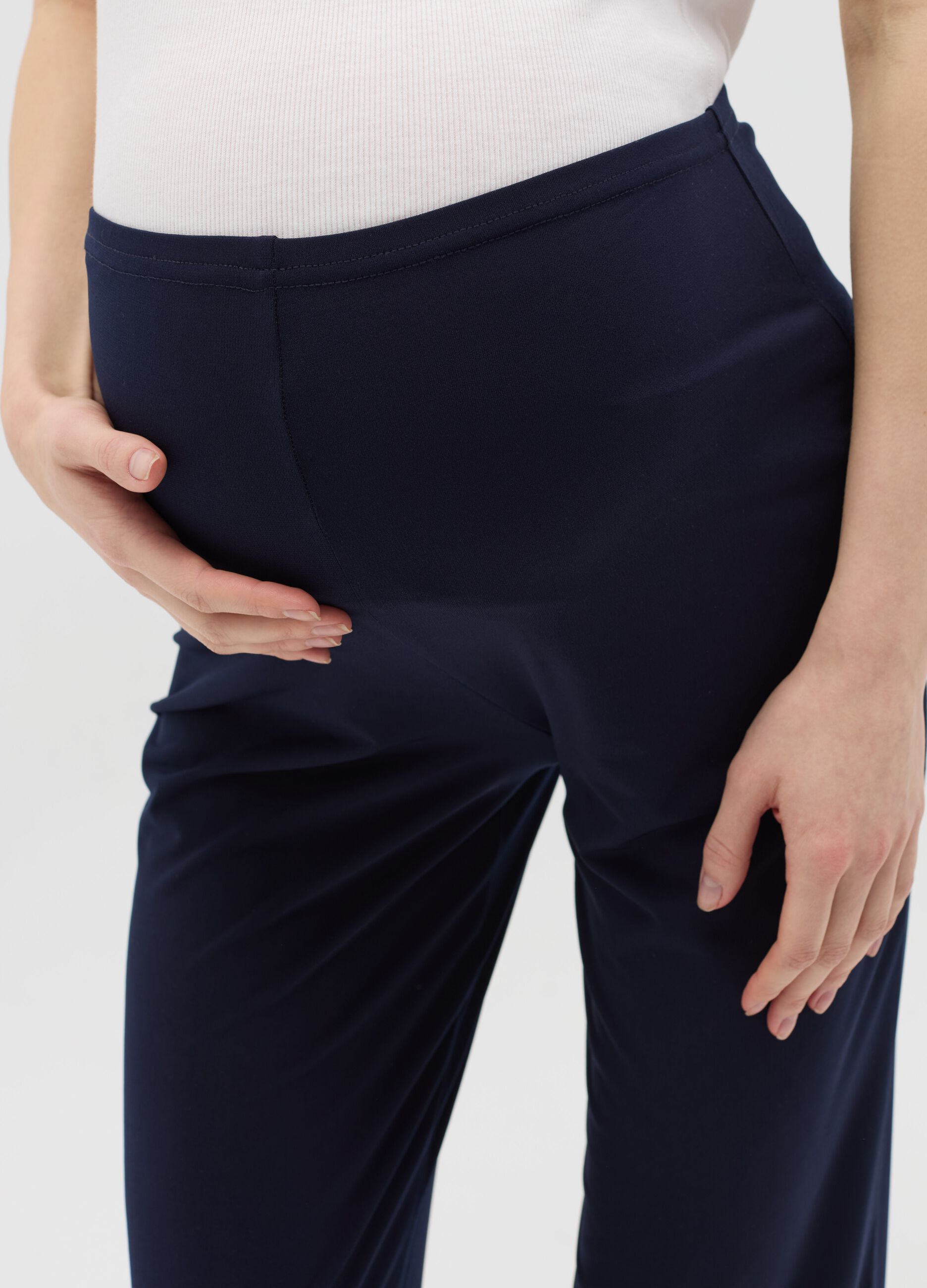 Pantalone premaman tinta unita