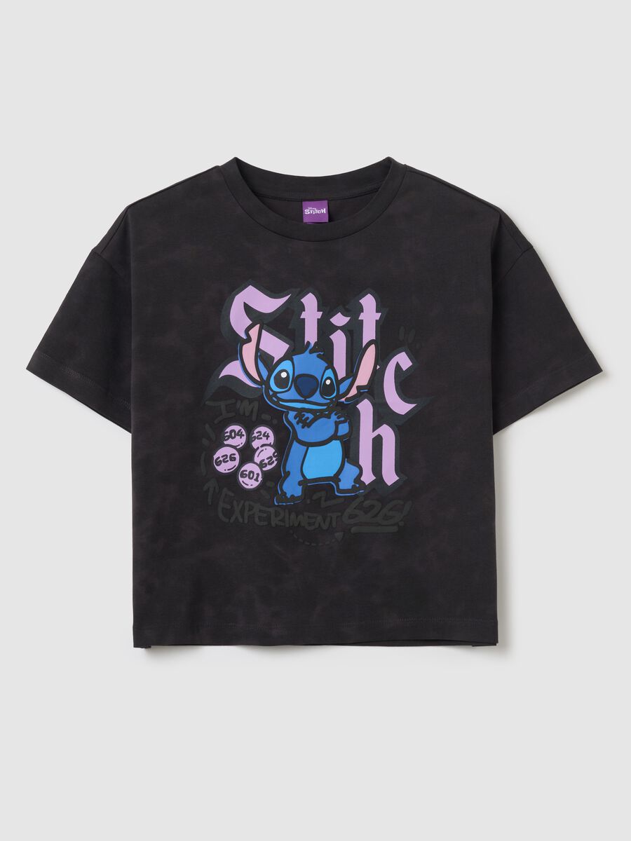 T-shirt in cotton with Stitch print_3