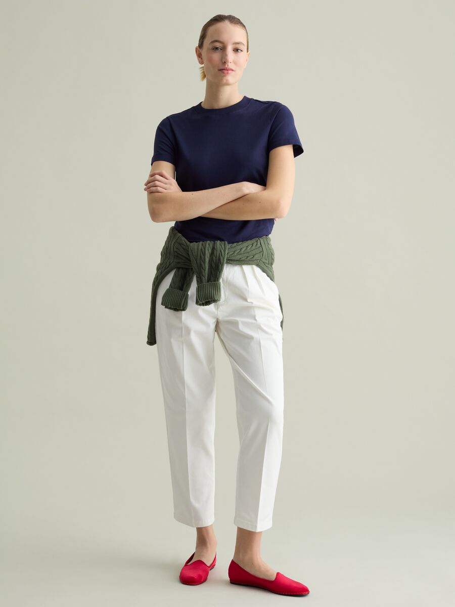 Stretch cotton chinos_0