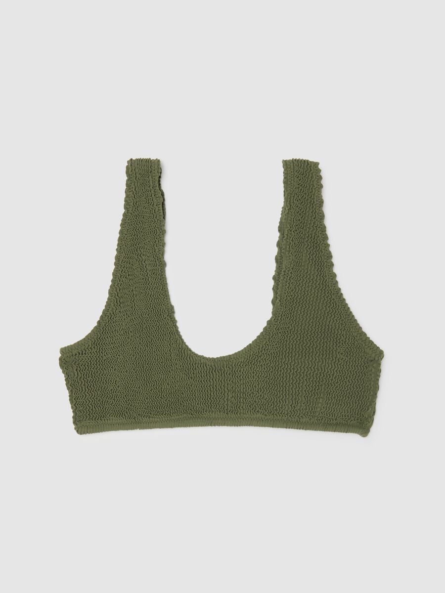 Women's green stretch fabric bikini_5