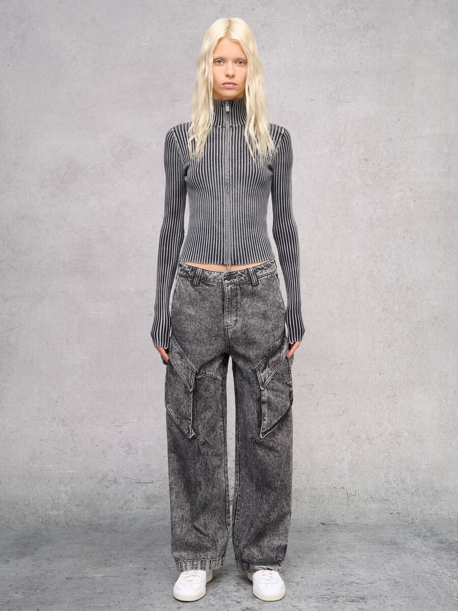 Vintage Grey Cargo Denim_0