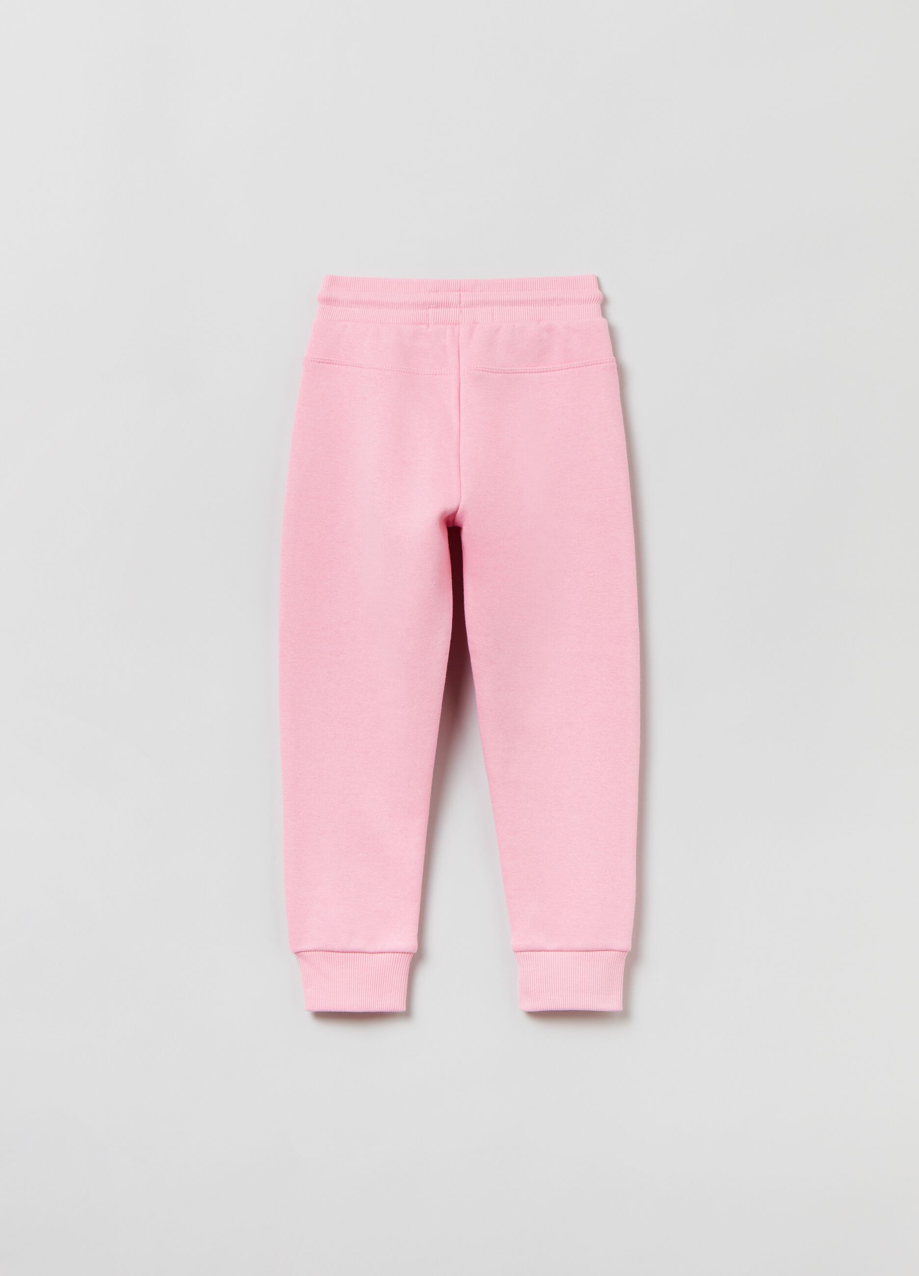 Joggers in felpa con ricamo Love Therapy_1