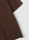 Brown boxy fit pure cotton T-shirt_5