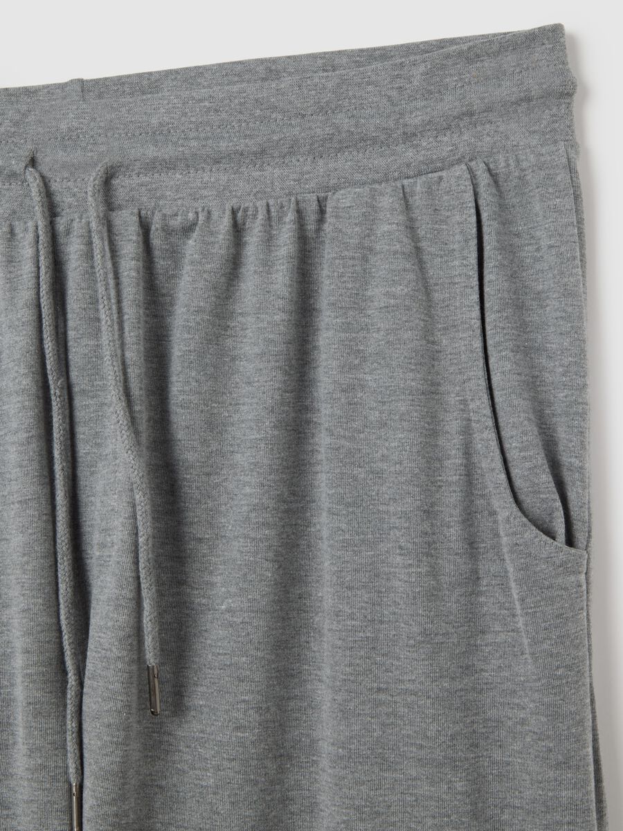 Grey Cotton Pyjama Trousers_1
