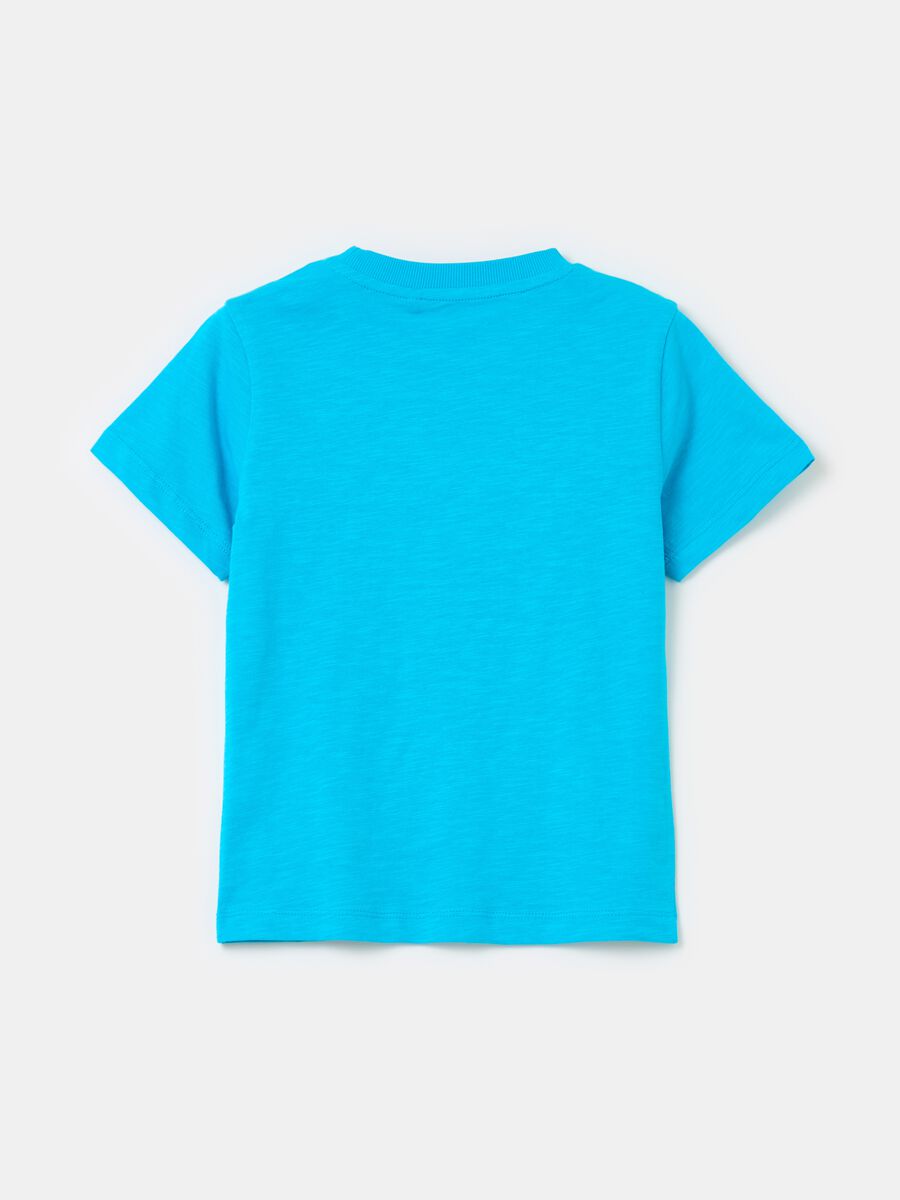 Cotton T-shirt with dinosaur print_1