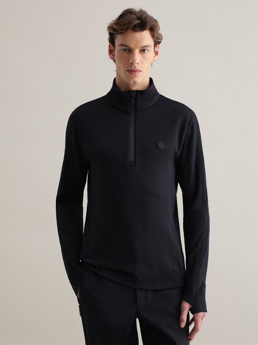 Half-zip ski top with long sleeves_0