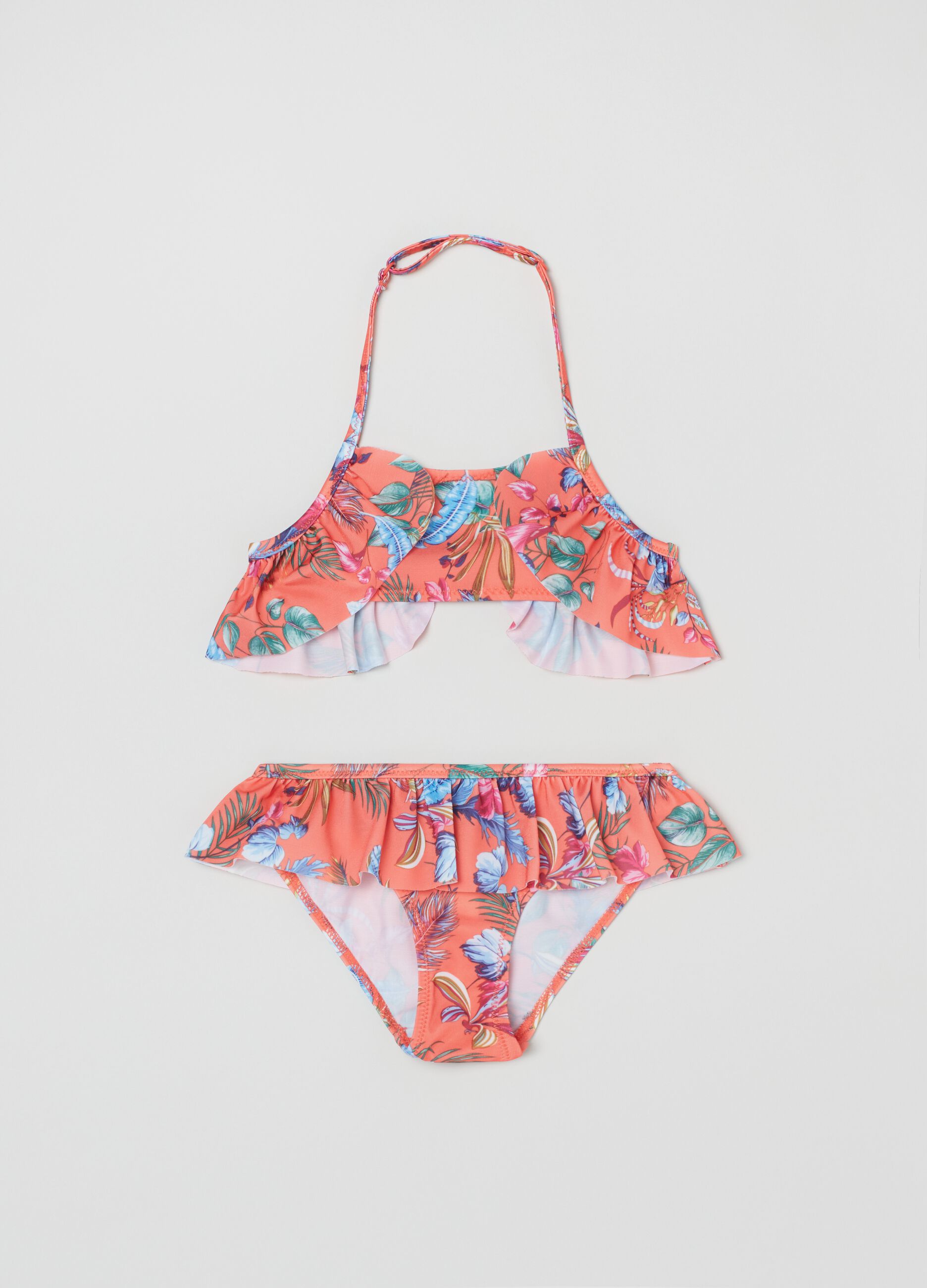 Bikini con stampa floreale_0