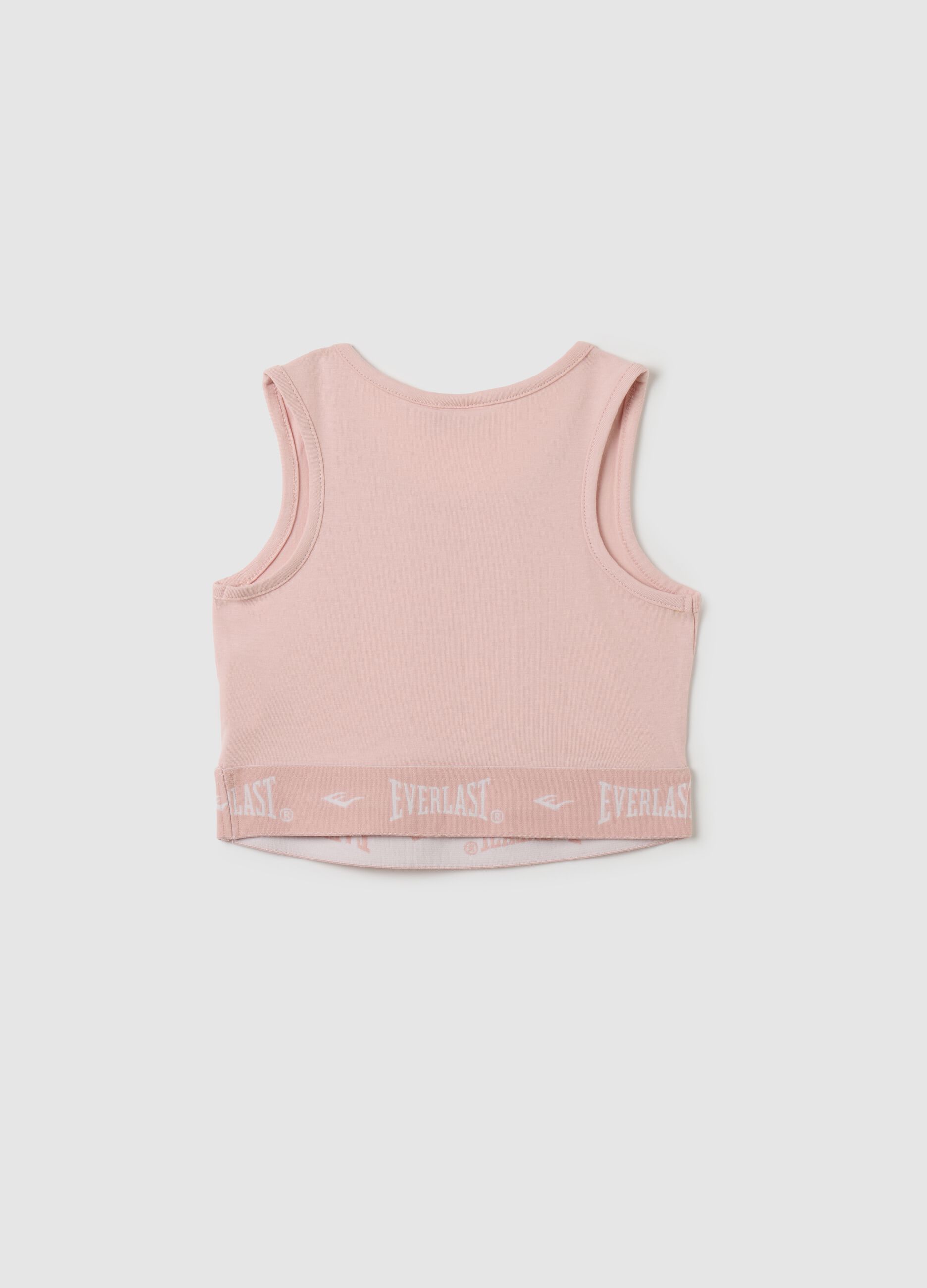Girl's pink cotton top with regular fit