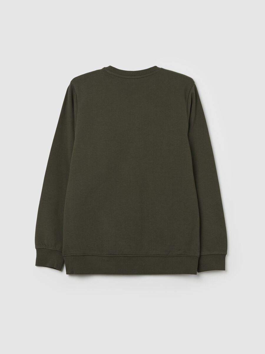 Sweatshirt with snowboard print_4