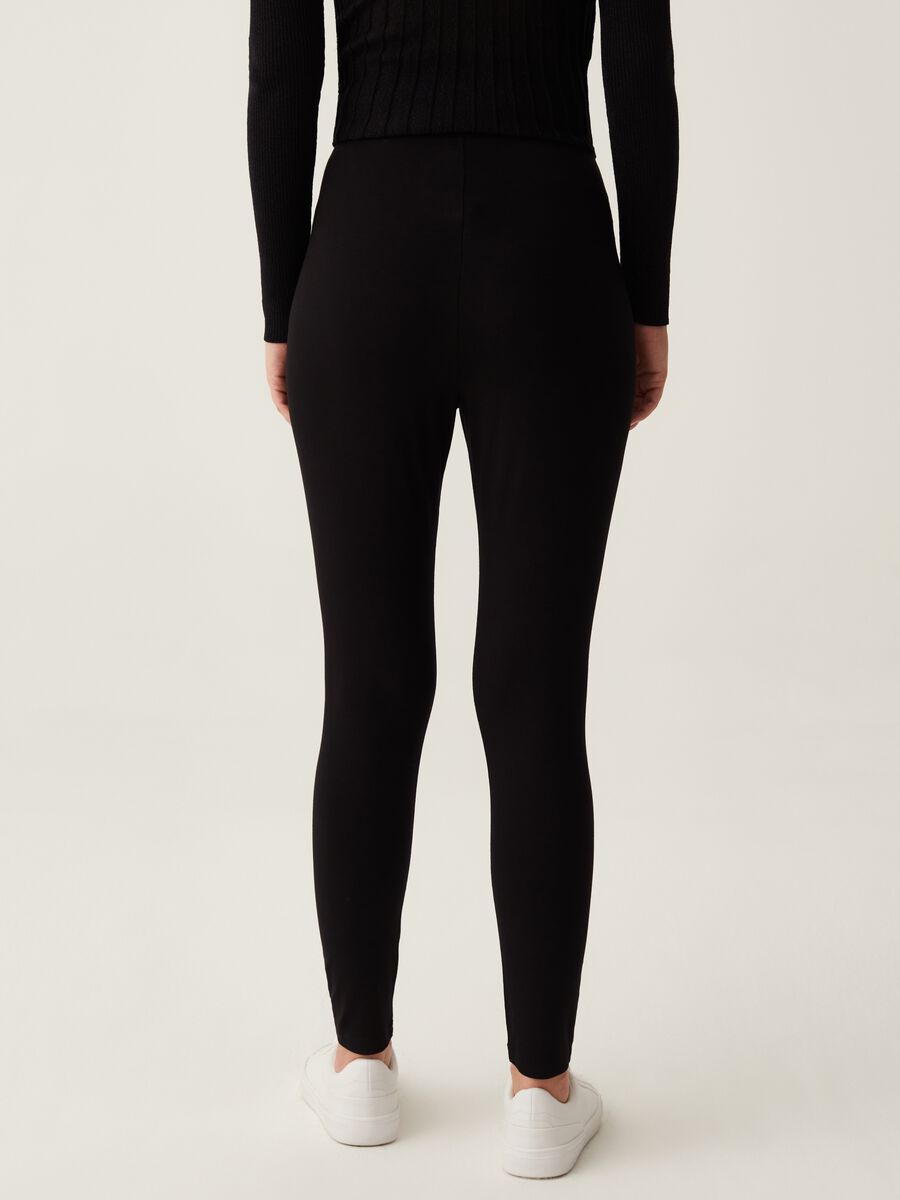 Leggings premaman in viscosa stretch_2