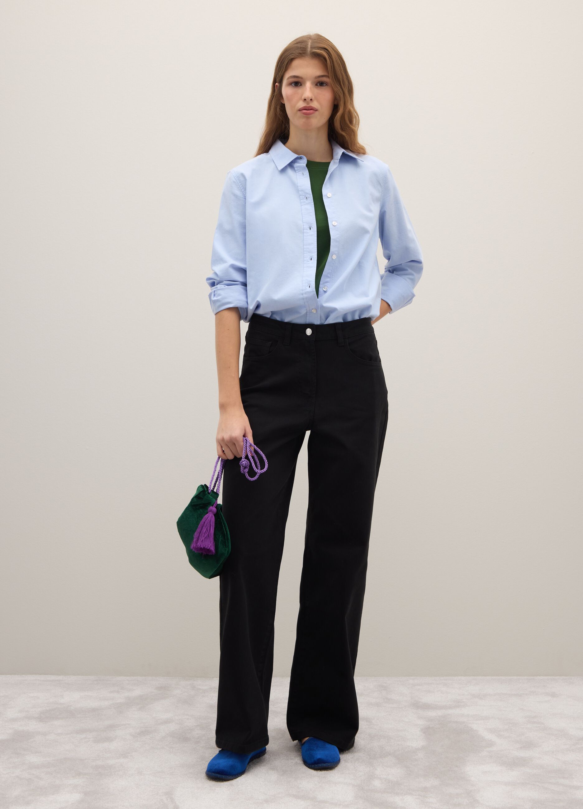 Black Stretch Trousers