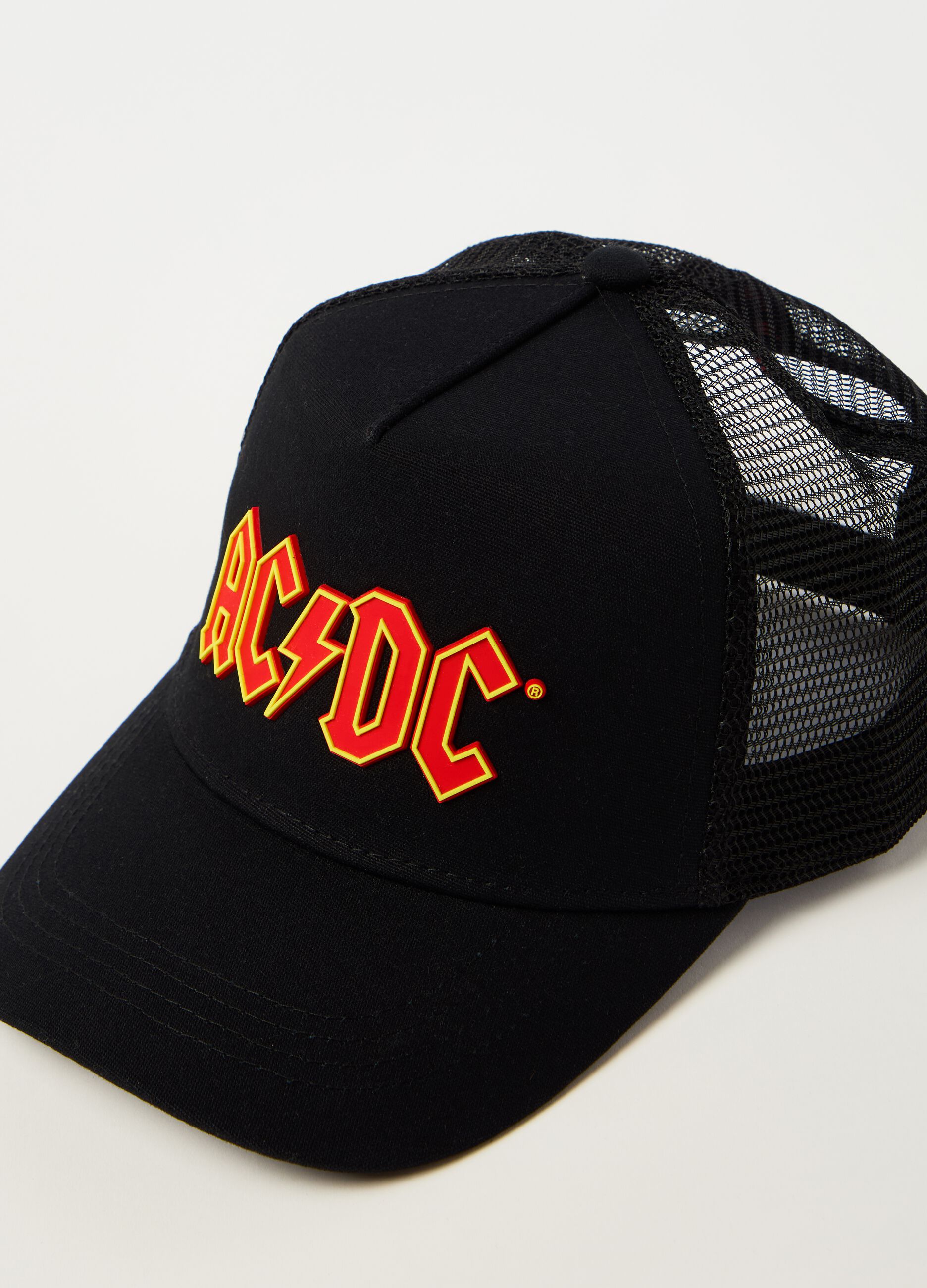 Baseball cap with AC/DC logo