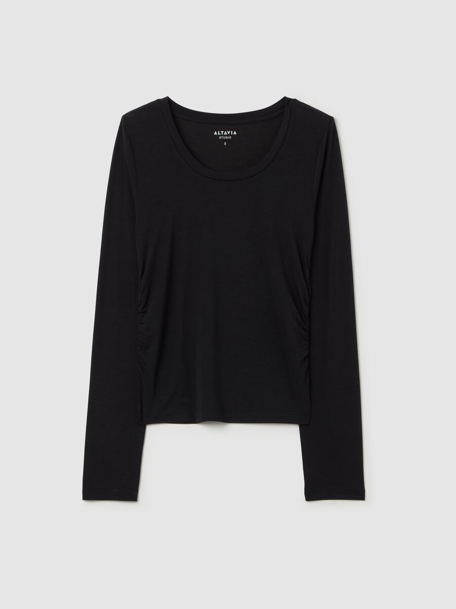 ALTAVIA STUDIO long-sleeved T-shirt in technical fabric_4