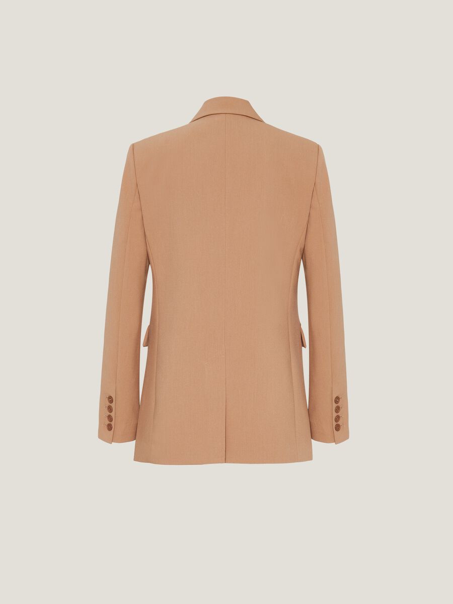 Blazer monopetto tinta unita_4
