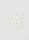 White star-print cot blanket with faux-fur feel_1