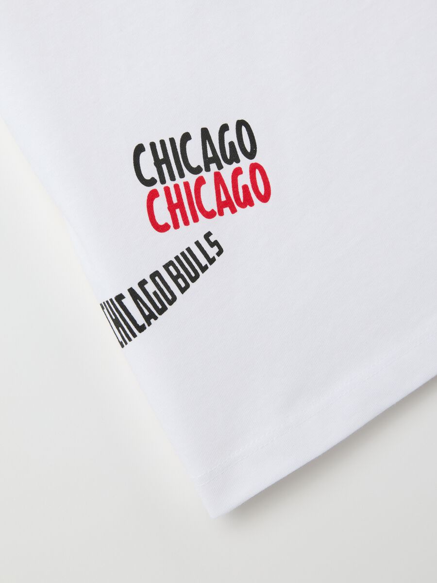 White Chicago Bulls T-shirt for kids_3