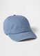 Blue cotton baseball cap_0