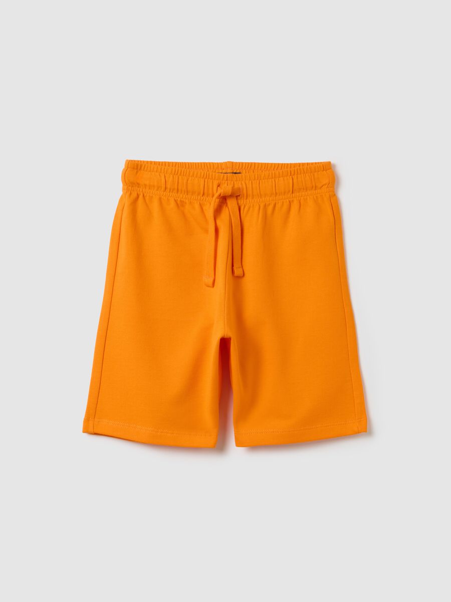 Orange Cotton Shorts OVS Kids_0